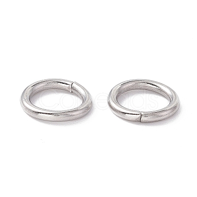 Non-Tarnish 304 Stainless Steel Open Jump Rings X-STAS-C040-01J-P-1