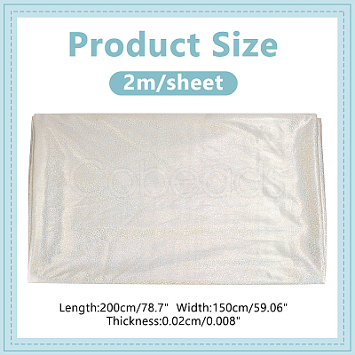 Laser Polyester Bronzing Fabric DIY-WH0491-24-1