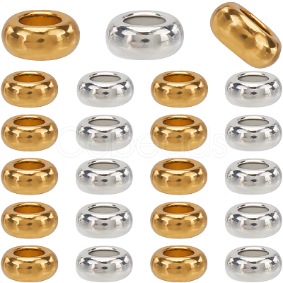 160Pcs 2 Colors Tibetan Style Alloy Beads TIBEB-SP0001-19-1