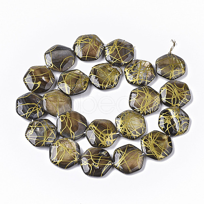 Drawbench Freshwater Shell Beads Strands X-SHEL-T014-013C-1