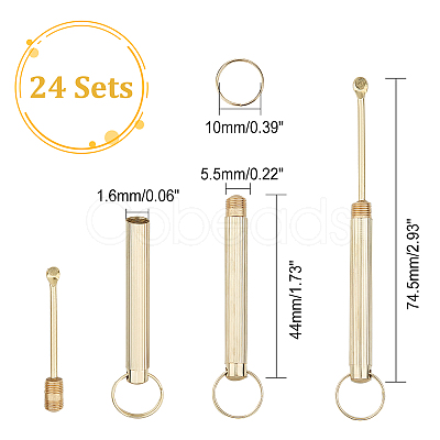 Iron Portable Incense Ash Spoons AJEW-CA0002-88-1