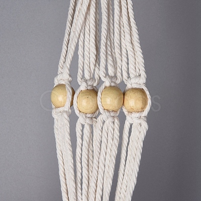 Cotton Rope Hanging Planters AJEW-WH0112-07-1