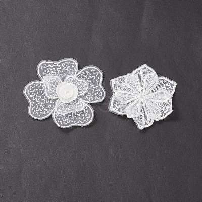 Polyester Lace Embroidery Sewing Ornament Accessories DIY-XCP0001-91-1