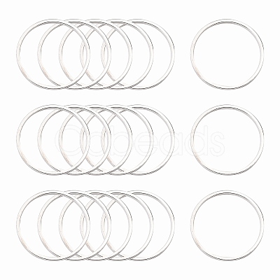 Brass Linking Rings KK-S327-06S-20mm-1