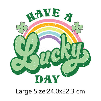 Saint Patrick's Day Theme PET Sublimation Stickers PW-WG11031-06-1