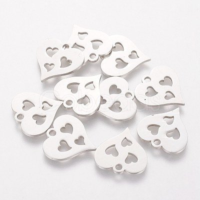 Non-Tarnish 304 Stainless Steel Charms LS-STAS-Q201-T144-1