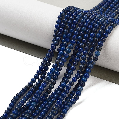 Dyed Natural Lapis Lazuli Beads Strands X-G-G143-A01-01-1