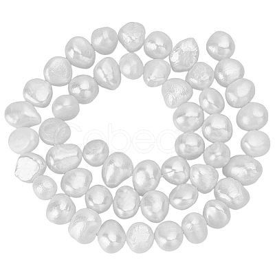 1 Strand Natural Cultured Freshwater Pearl Beads Strands SSHEL-HY0001-07-1