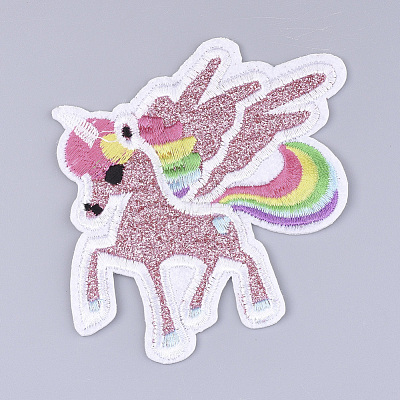 Computerized Embroidery Cloth Iron on/Sew on Patches FIND-T030-250B-1