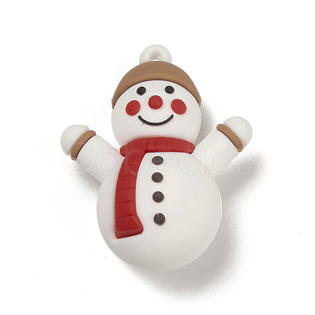 PVC Plastic Christmas Style Big Pendants PVC-O001-02F-1