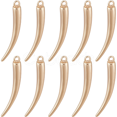 10Pcs Brass Pendants KK-BBC0017-57-1