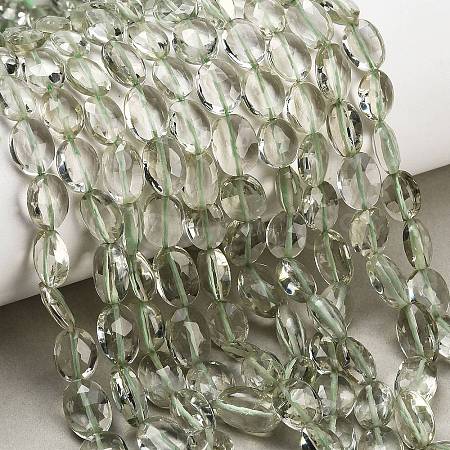 Natural Green Quartz Beads Strands GG-CBA1668-B01-01-1