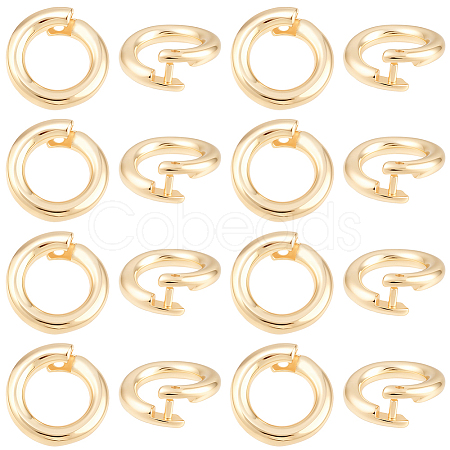 20Pcs Brass Open Jump Rings KK-BBC0023-10B-1