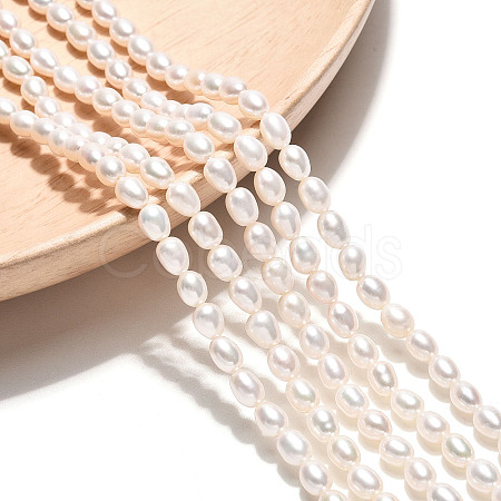 Natural Cultured Freshwater Pearl Beads Strands PEAR-N024-03-4AB-1