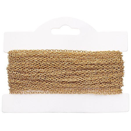 10M PVD Vacuum Plating 316 Stainless Steel Cable Chains CHS-BBC0001-19-1