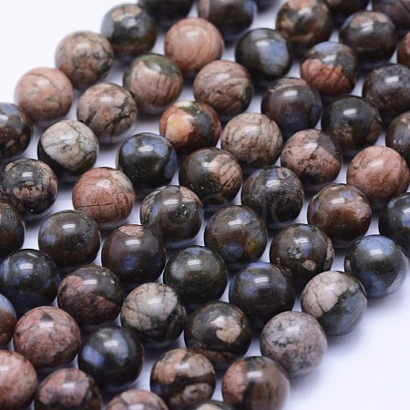 Natural Gemstone Beads Strands G-F531-4mm-P-1