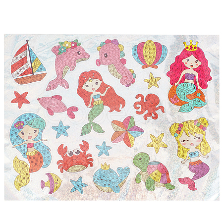DIY Ocean Theme Sticker Kit DIY-WH0453-30-1