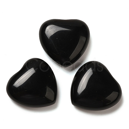 Natural Obsidian Cabochons G-F776-02A-20-1