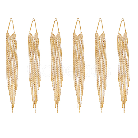 6Pcs Brass Big Pendant KK-HY0001-53-1
