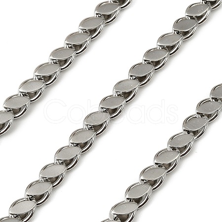 304 Stainless Steel Horse Eye Link Chains CHS-H114-04P-1