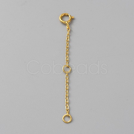 925 Sterling Silver Cable Chain Extender FIND-WH0420-02C-G-1