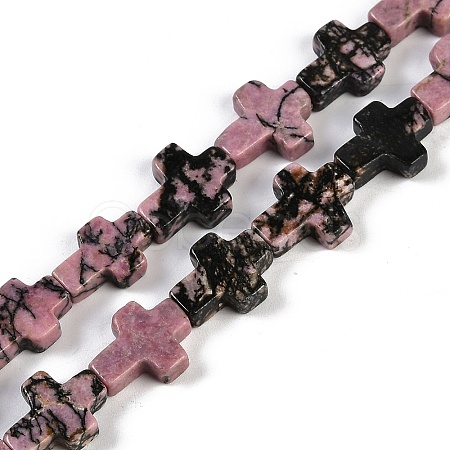 Natural Rhodonite Beads Strands G-I369-A07-02-1