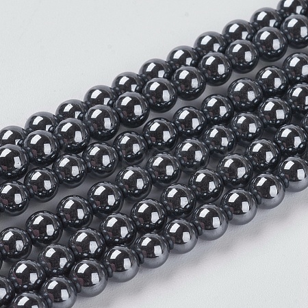 Non-magnetic Synthetic Hematite Beads Strands X-G-H1073-1-1