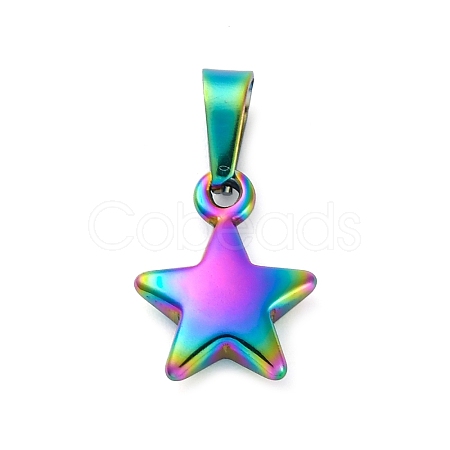 Ion Plating(IP) 304 Stainless Steel Charms STAS-I127-067M-1