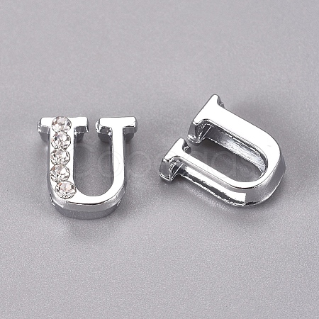 Alloy Slide Charms LS-PALLOY-WH0066-21U-1
