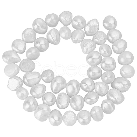 1 Strand Natural Cultured Freshwater Pearl Beads Strands SSHEL-HY0001-07-1