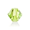 Preciosa&reg Crystal Beads, Czech Crystal, Bicone(451 69 302 Rondelle), 50540 Limecicle, 3mm, Hole: 0.8mm