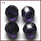 Imitation Austrian Crystal Beads, Grade AAA, K9 Glass, Faceted(32 Facets), Round, DarkSlate Blue, 4mm, Hole: 0.7~0.9mm