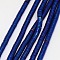 Electroplate Non-magnetic Synthetic Hematite Beads Strands, Heishi Beads, Flat Round/Disc, Grade AAAA, Blue Plated, 4x1mm, Hole: 1mm, about 350~357pcpcs/strand, 15.5 inch