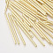 Alloy Big Pendants, Bar, Light Gold, 53.5x4x3mm, Hole: 2mm