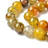 Dyed Natural Dragon Veins Agate Beads Strands X-G-C068-10mm-15-4