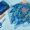 4Pcs 2 Style Polyester Embroidery Sew on Appliques PATC-MA0001-33C-4