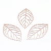 Brass Big Pendants KK-P155-02RG-NR-1