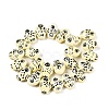 Handmade Printed Porcelain Beads Strand PORC-T133-02G-2