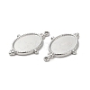Non-Tarnish 304 Stainless Steel Pendant Cabochon Settings STAS-L020-036P-2