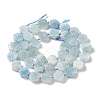 Natural Aquamarine Beads Strands G-P534-A08-02-3