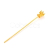 Alloy Hair Stick Findings FIND-O002-01G-1