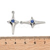 304 Stainless Steel Rhinestone Pendants X-STAS-L308-04B-P-3