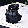 Natural Obsidian Ornament Home Desktop Decoration Craft PW-WG52939-06-1