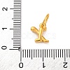 925 Sterling Silver Letter Charms with Jump Rings LS-STER-R008-01G-X-3