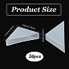 50Pcs Plastic Triangle Corner Protector FIND-NB0005-48C-2