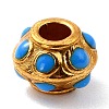 Alloy Enamel Beads ZIRC-I054-33G-2