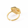 Brass Micro Pave Clear Cubic Zirconia Cuff Rings RJEW-S045-084E-NR-3