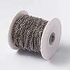 Tarnish Resistant Unwelded 304 Stainless Steel Curb Chains CHS-L014-23P-2
