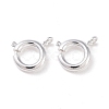 Eco-friendly Brass Spring Ring Clasps LS-KK-D082-01B-S-1