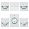 6Pcs PVC PU Leather Jewelry Envelope Pouches with Snap Button ABAG-WH0039-49A-1